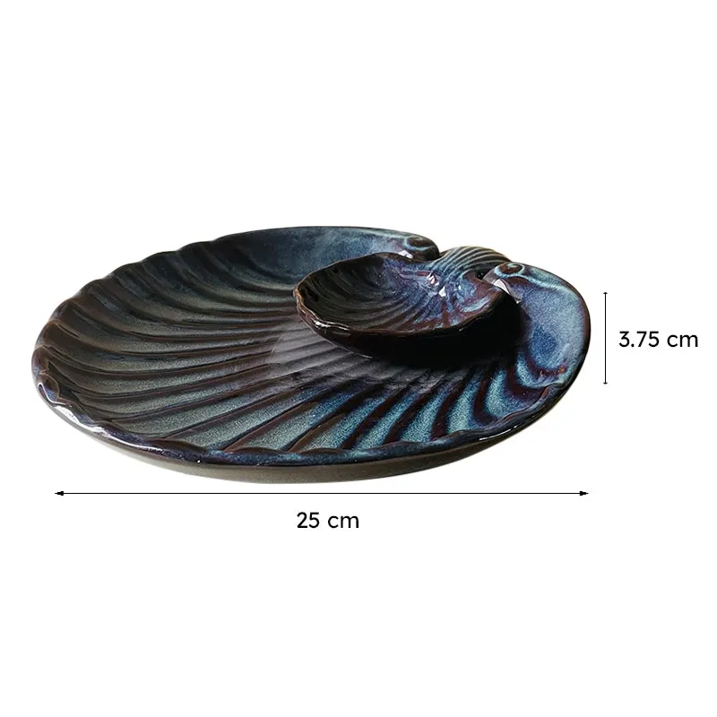 Marinia Ceramic Chip & Dip Platter media 6