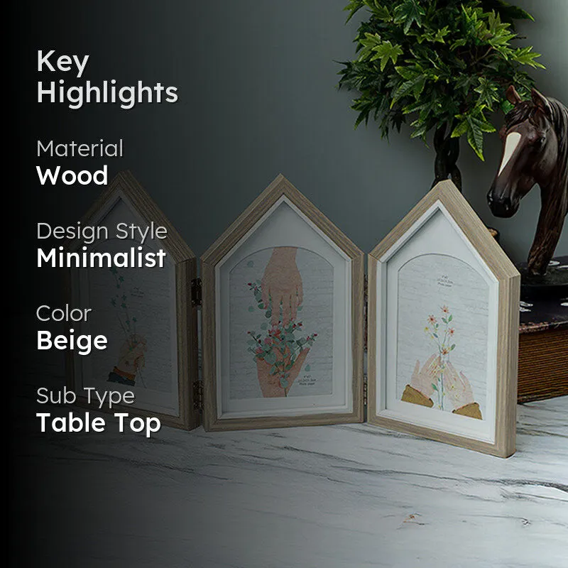 Memory Home Trio Photo Frame - Brown media 2