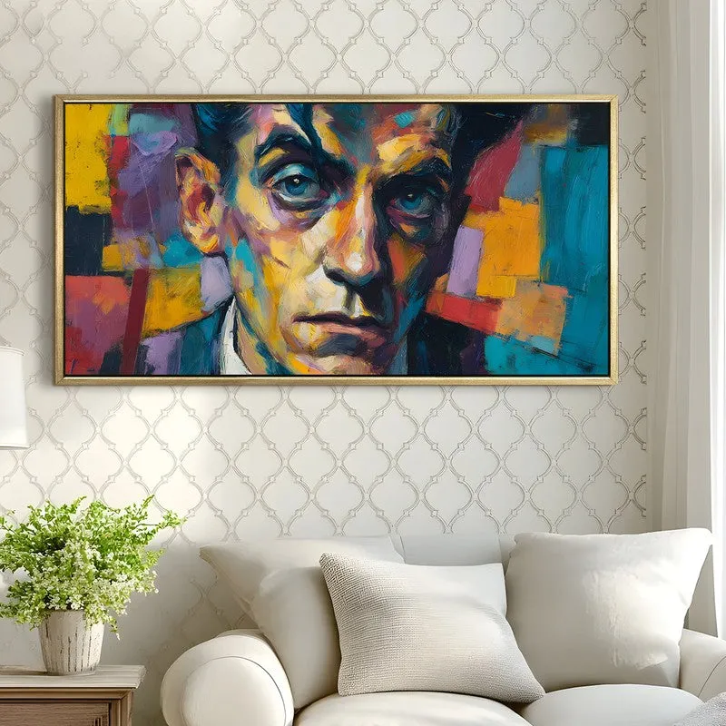 Silent Intensity Canvas Wall Painting With Frame media 4