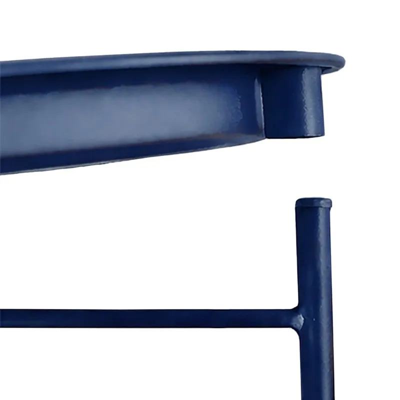 Cedar Metal Side Table - Blue media 5