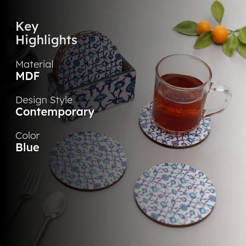 Indigo Spread Coaster - Set Of Six media 2