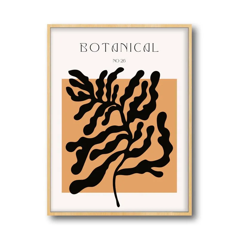 Living Rhythm Canvas Wall Painting With Brown Frame media 3