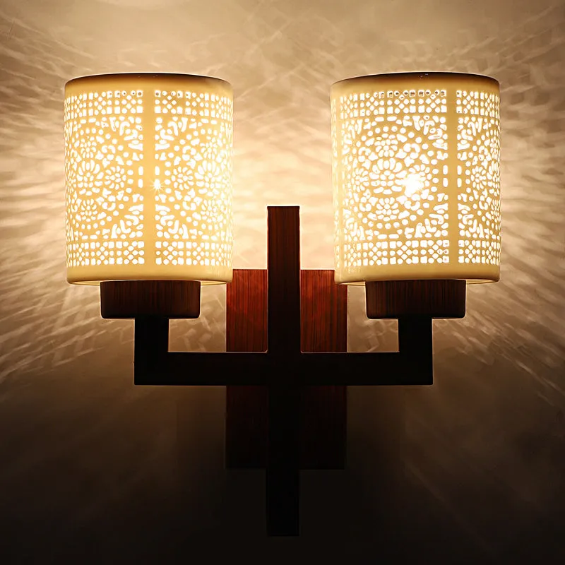 Ivra Duo Wooden Wall Lamp media 7