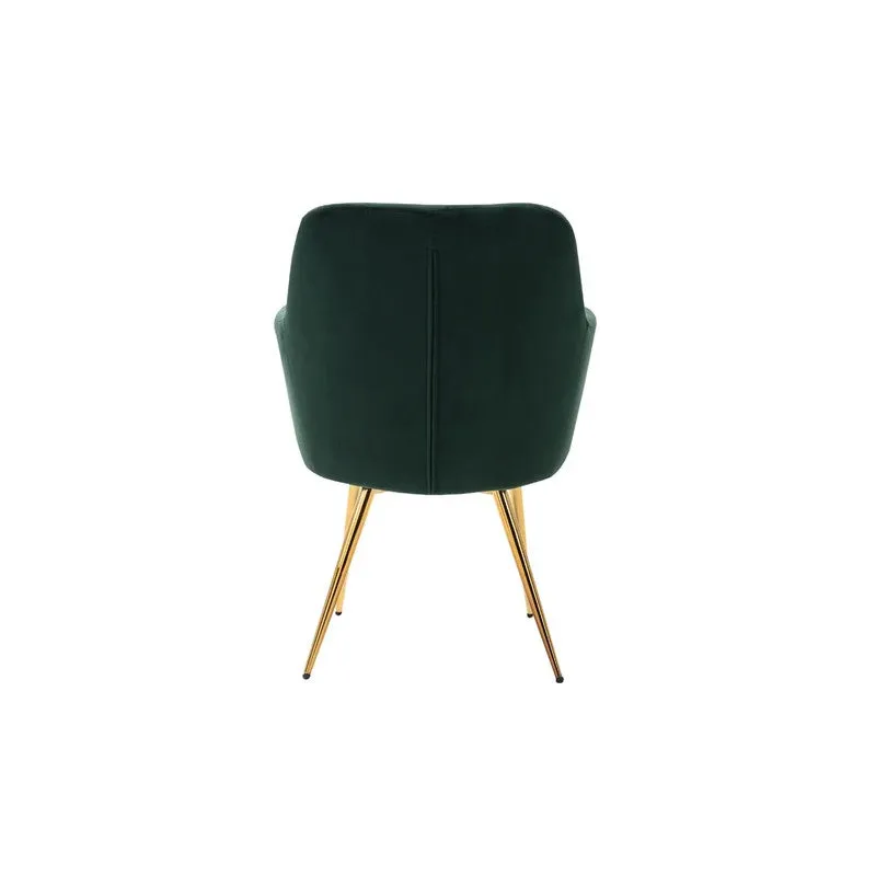 Livora Metal Accent Chair - Green media 4