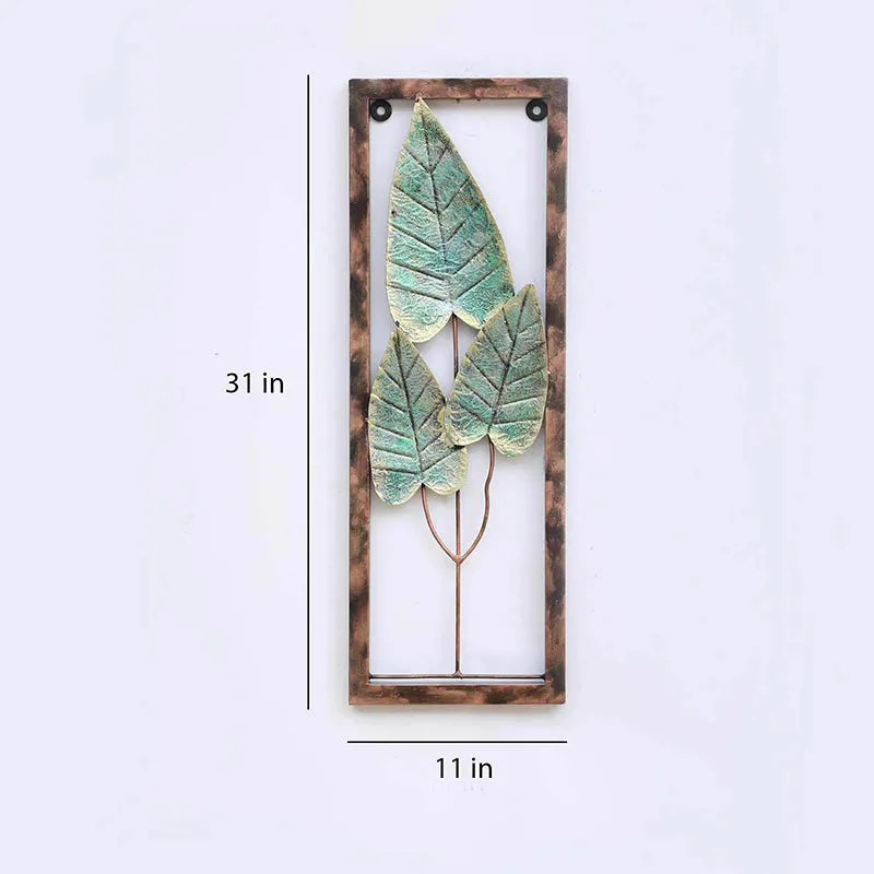 Framed Leaves Iron Wall Accent media 6