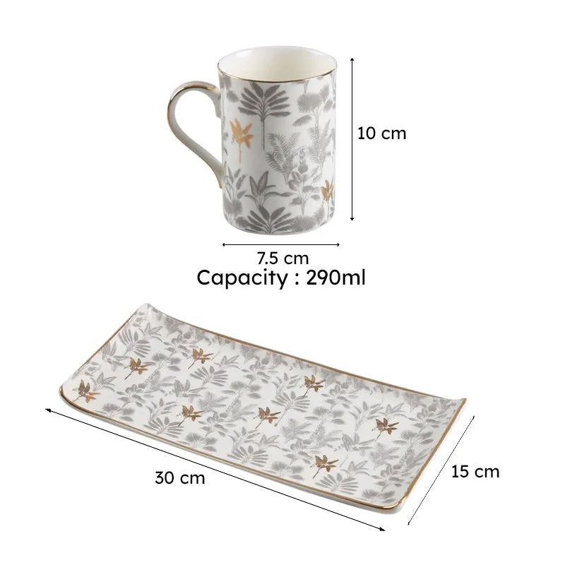 India Circus Crystal Bone China Coffee Mug (290 mL Each) - Three Piece Set media 7