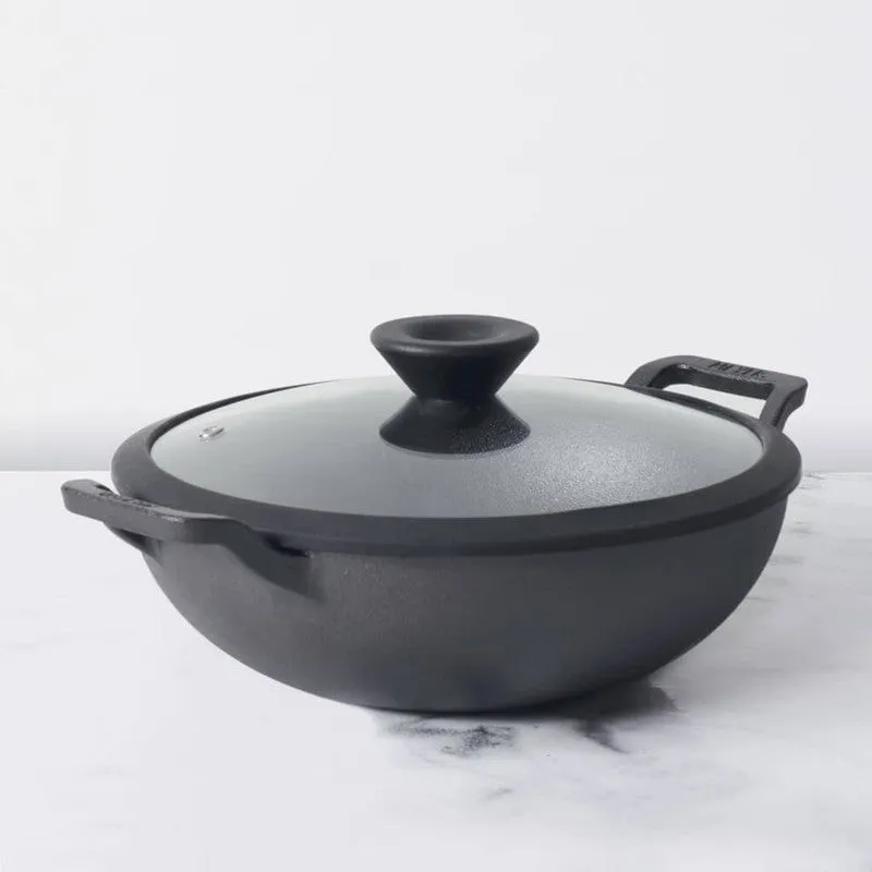 Meyer Cast Iron Kadhai with Lid - 4500 mL media 3