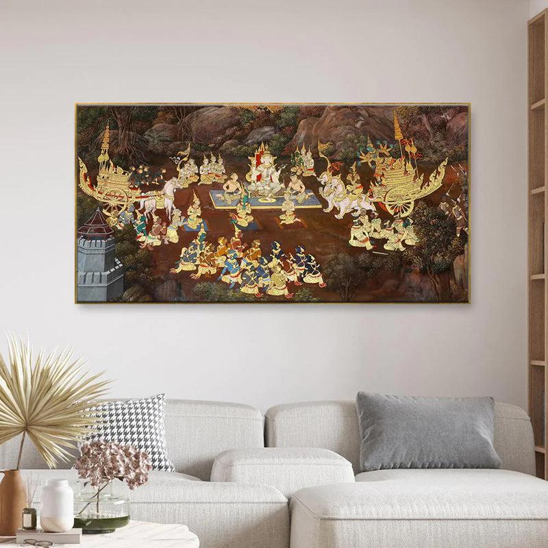 Royale Dinner Canvas Wall Painting