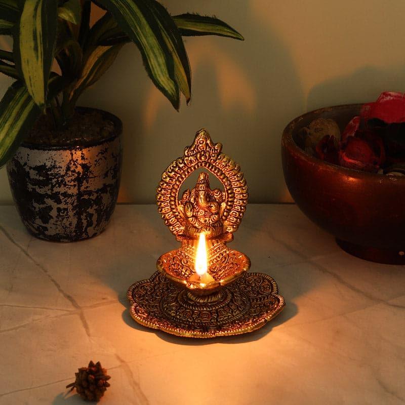 Ganpati Ji Aluminium Diya