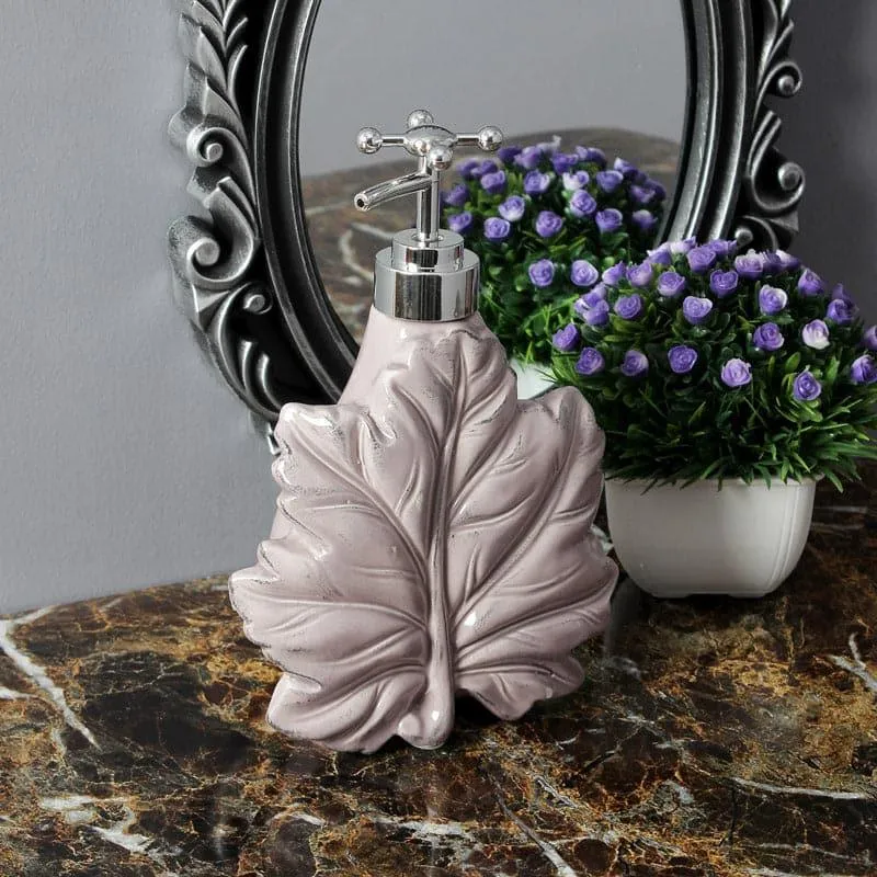Maple Leaf Basin Soap Dispenser - Pink media 3