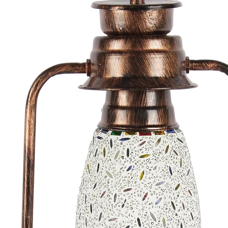Siera Mosaic Lantern Iron Table Lamp - Multicolor media 3