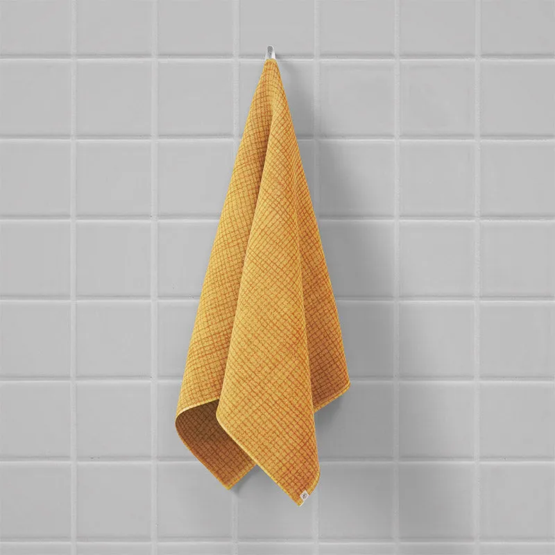 Madras Terry Cotton Bath Towel - Yellow media 4
