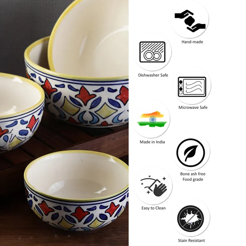 Ruhani Serving Bowl (1L/750 mL/500 mL/350 mL) - Set Of Four media 6