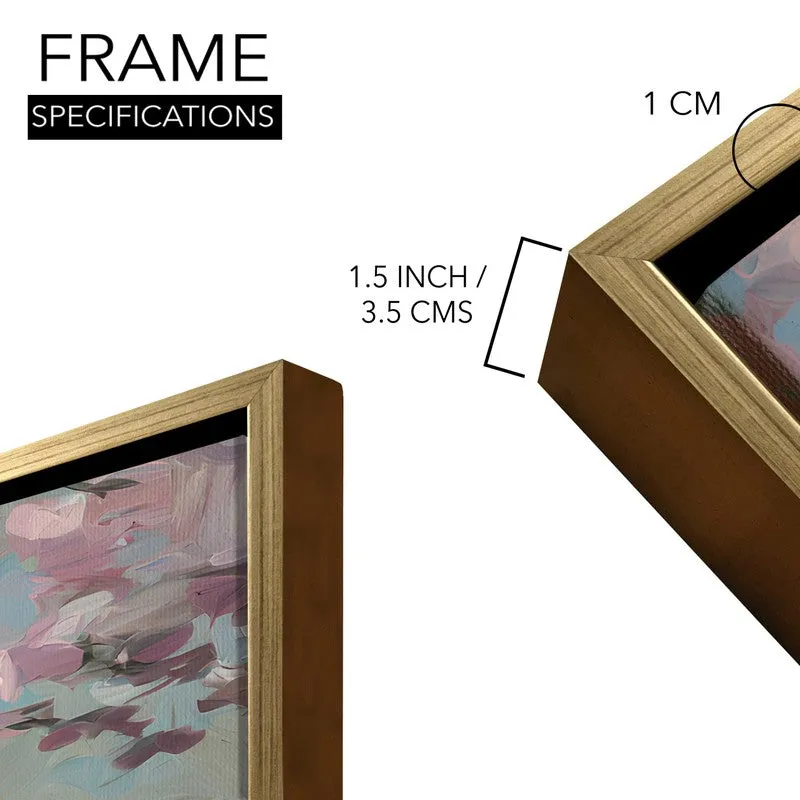 Floral Piano Canvas Wall Painting With Frame media 8