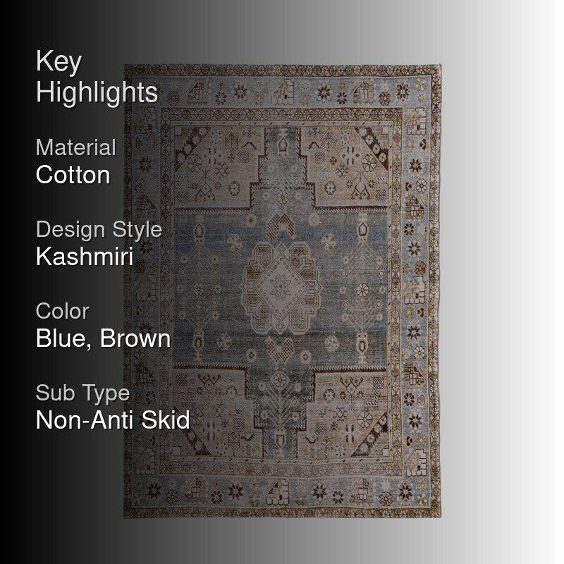 Olen Handwoven Cotton Rug media 2