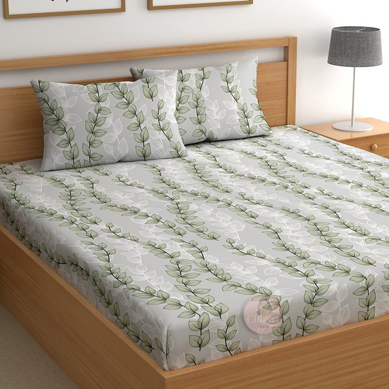 Vineora Fitted Microfiber Microfiber Bedsheet - 150 GSM