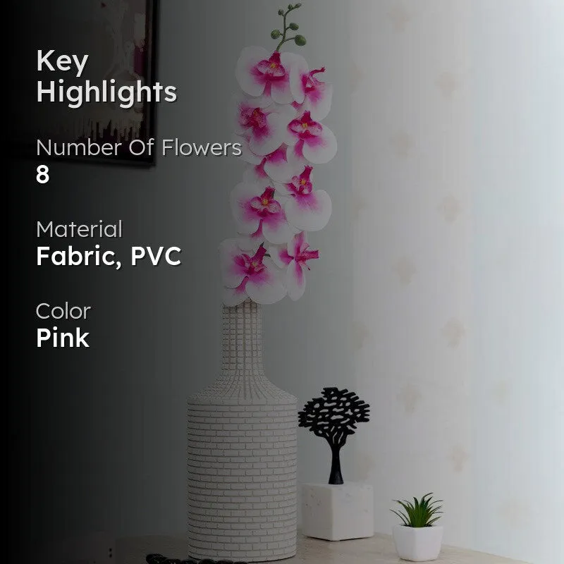 Graceful Artificial Orchids Flower Stick - Light Pink media 2