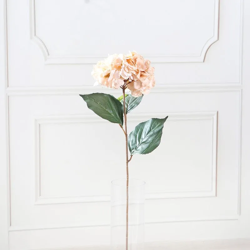 Hydrangea Artificial Flower Stem - Ivory media 4