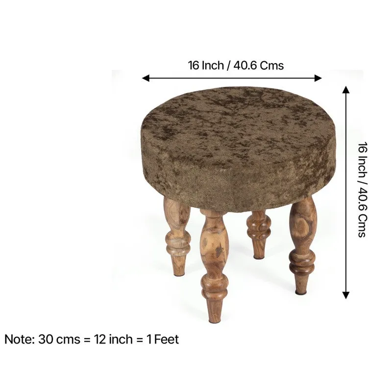 Alvino Sheesham Wooden Bench with Stools (Green) - Three Piece Set media 12
