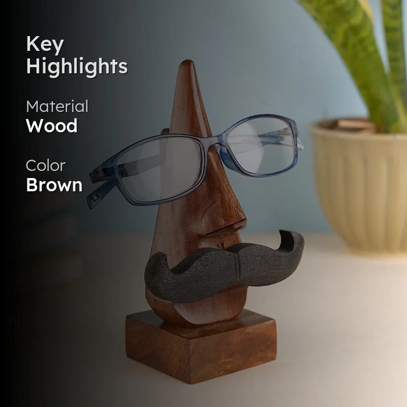 Cesare Wooden Spectacle Holder Stand media 2