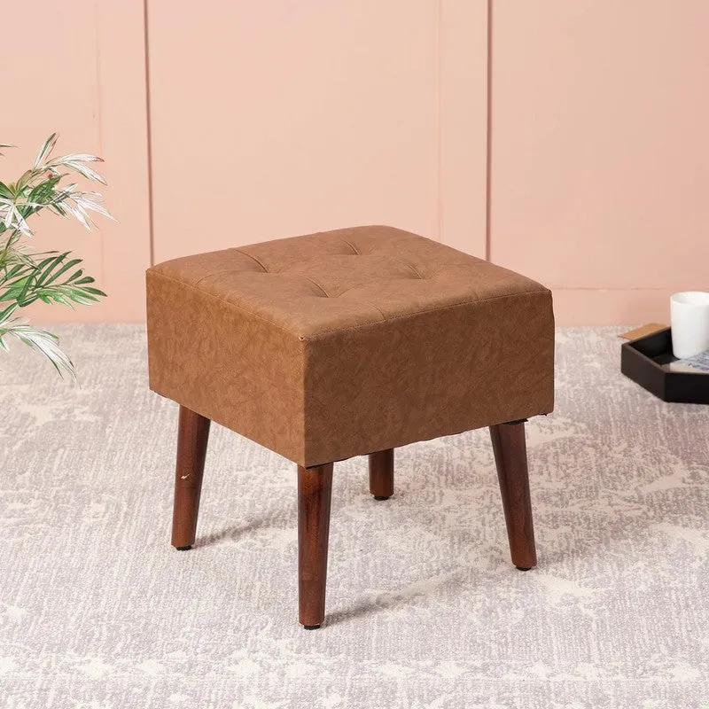 Solid Frame Ottoman - Brown media 1