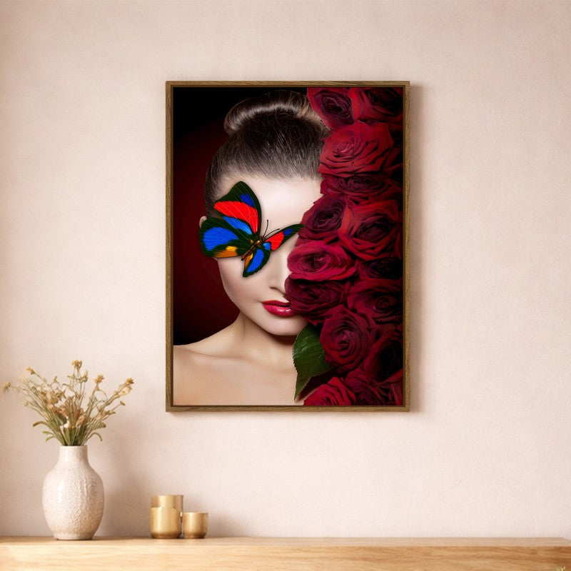 Flutter Icon Canvas Wall Art With Frame