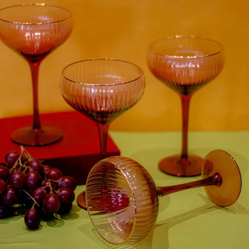 Crystal Aura Wine Glasses (320mL Each) - Set of Four media 5
