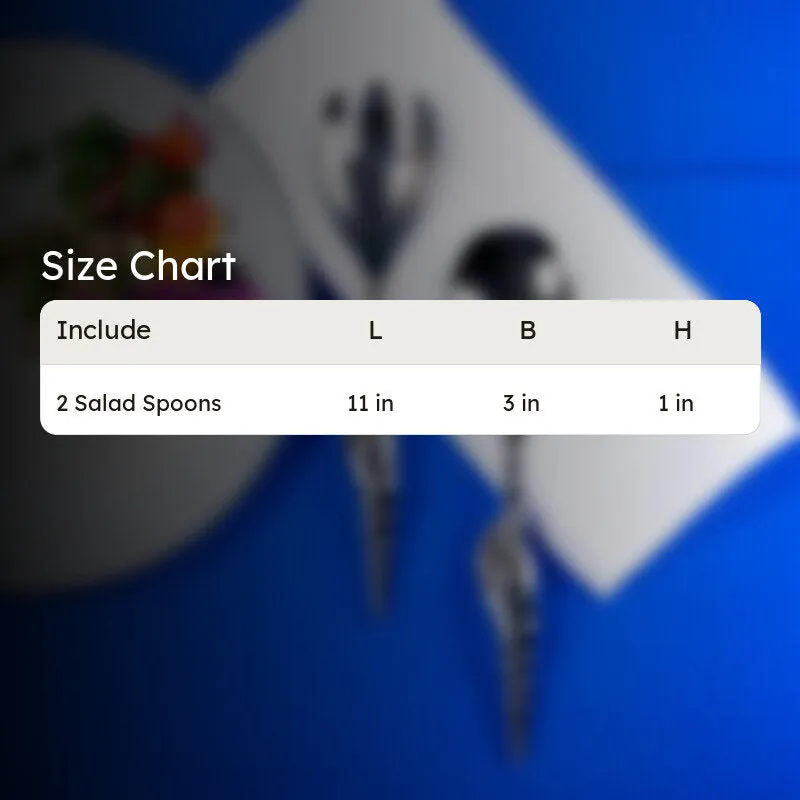 Sheldo Salad Spoon - Set Of Two media 5