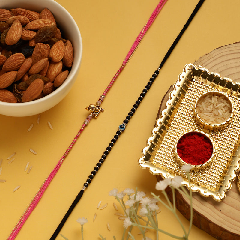 Nidha Krishna & Evil Eye Rakhi Hamper