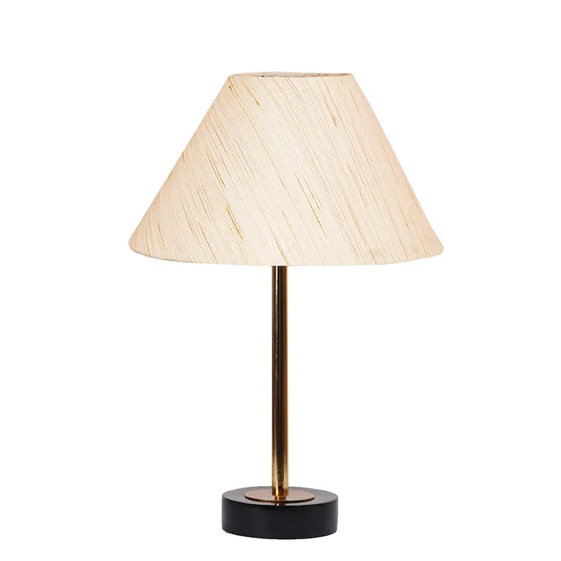 Cotin II Rodin Wooden Table Lamp - OffWhite,Gold,Black media 4