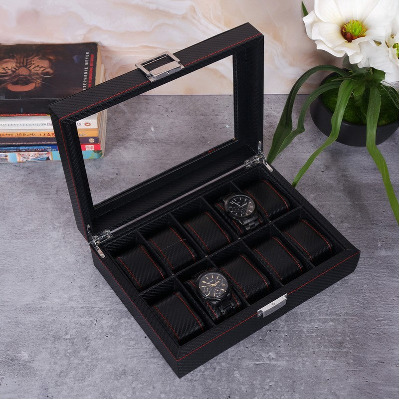 AarviDecor FocusForm Faux Leather Jewellery Organizer