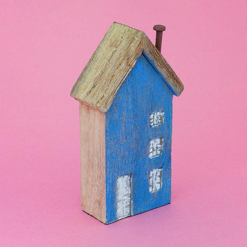 Tiny Homes Wooden Paperweight - Blue media 4