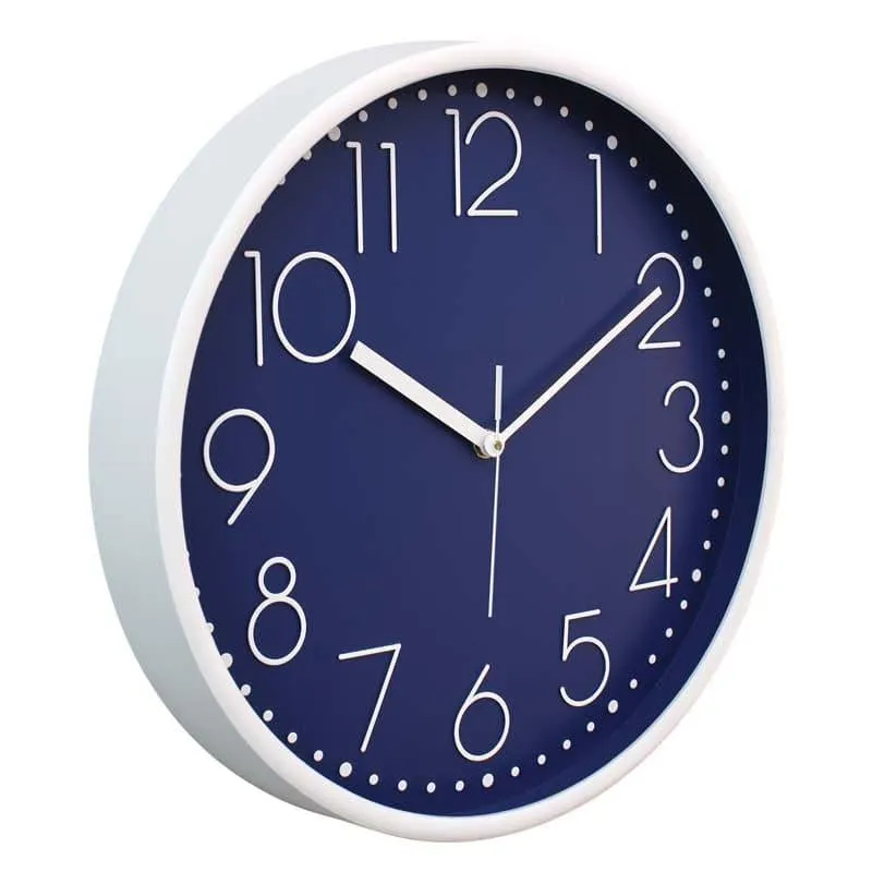 Elementary Wall Clock - Navy media 4