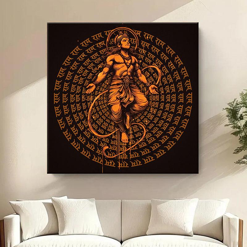 Hanuman Sacred Space Wall Painting
