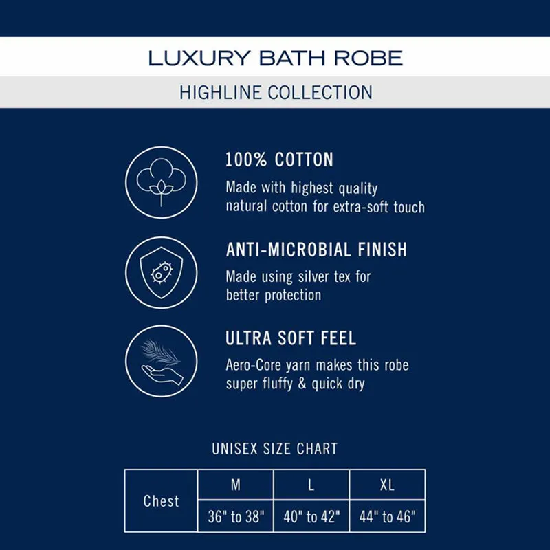 Nautica Lounge Cotton Bath Robe - Coral media 8