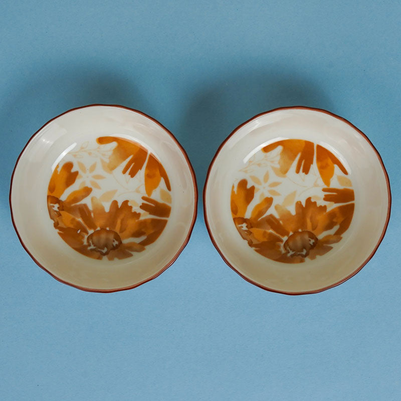 Sunflower Glow Porcelain Serving Set - Four Piece Set media 7
