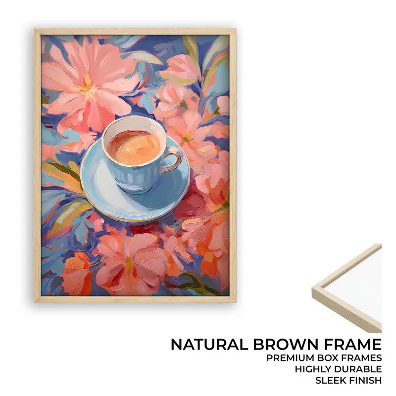 Floral Brewery Archival Canvas Wall Art - Brown media 9