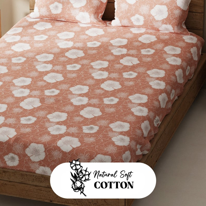 Gryvon Bedsheet (Orange) - 115 GSM media 5