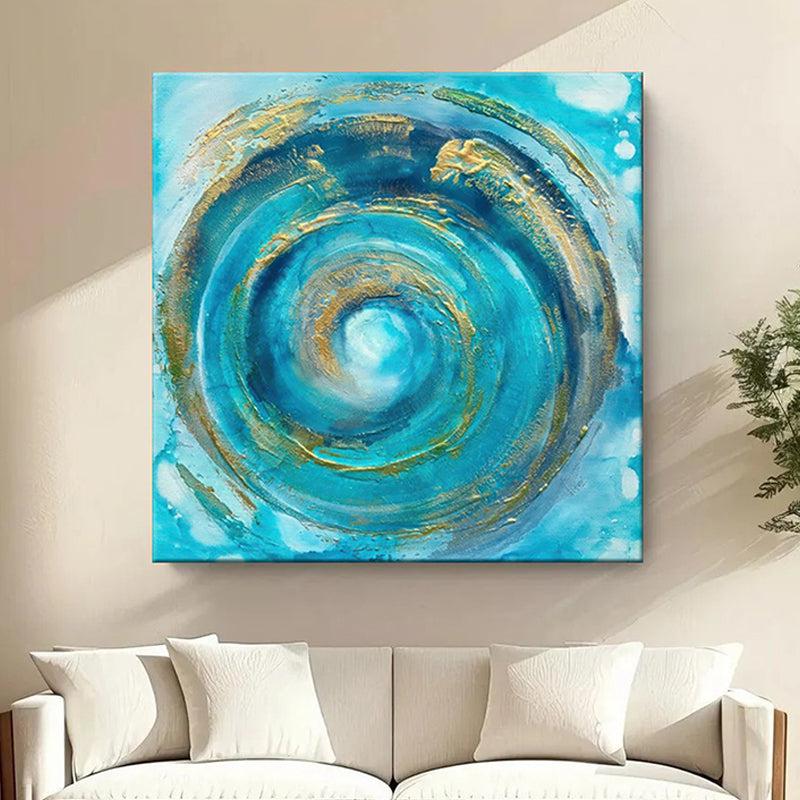 Swirling Whirlwind Wall Painting