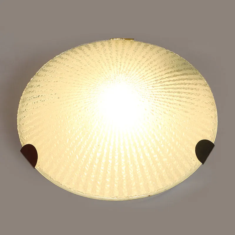 Saleira Glass & Iron Ceiling Lamp - Grey media 1