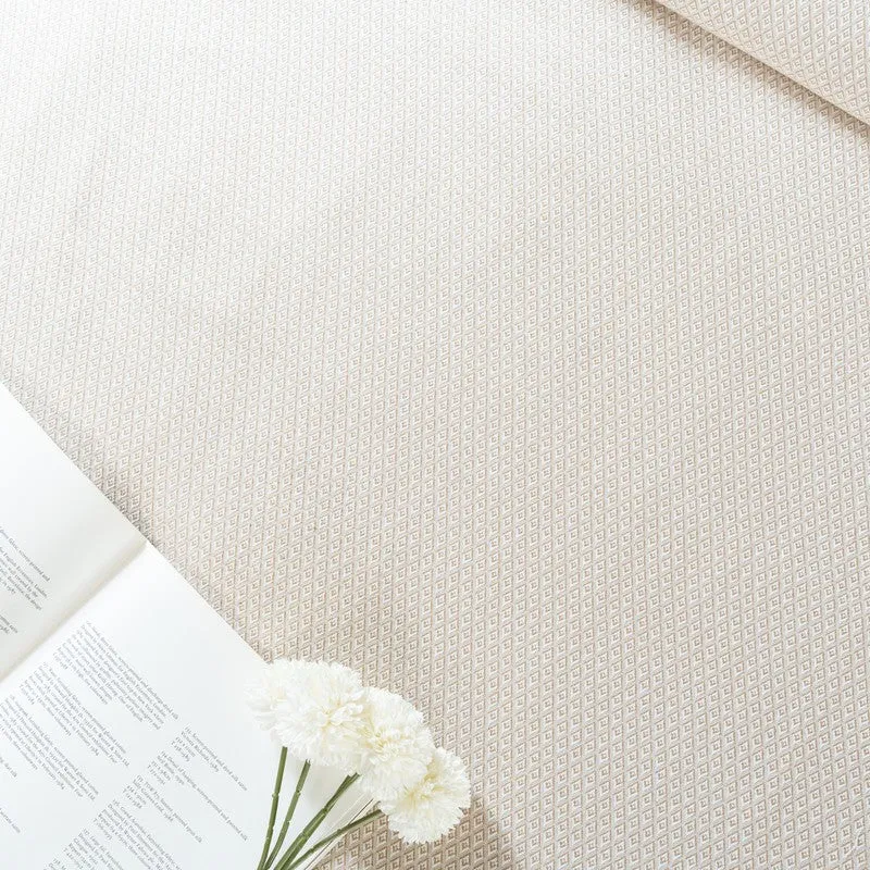 Axis Loom Cotton Bedsheet (Beige)- 300 TC media 6