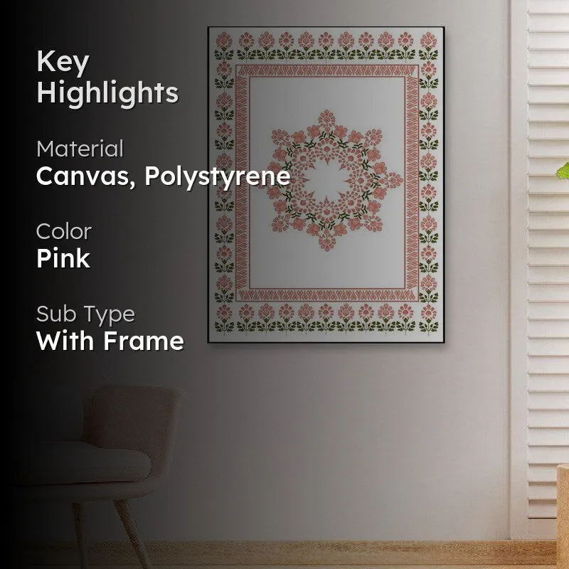 Navya Ethnic Wall Painting With Frame media 2