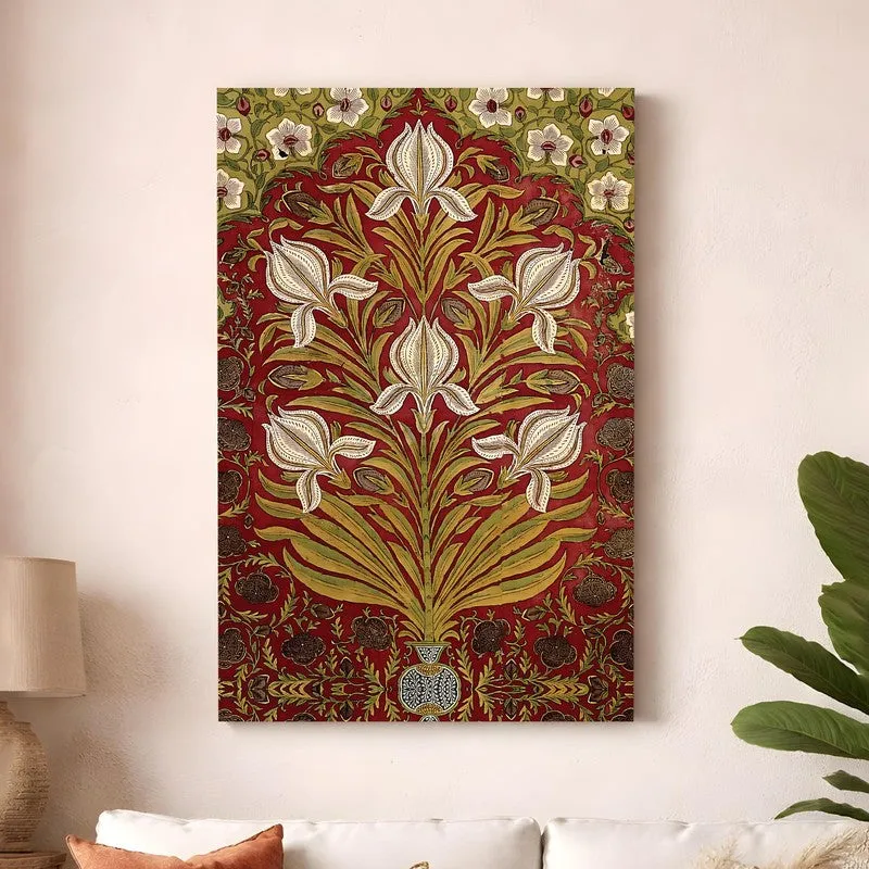 Floral Orbit Canvas Wall Art media 3