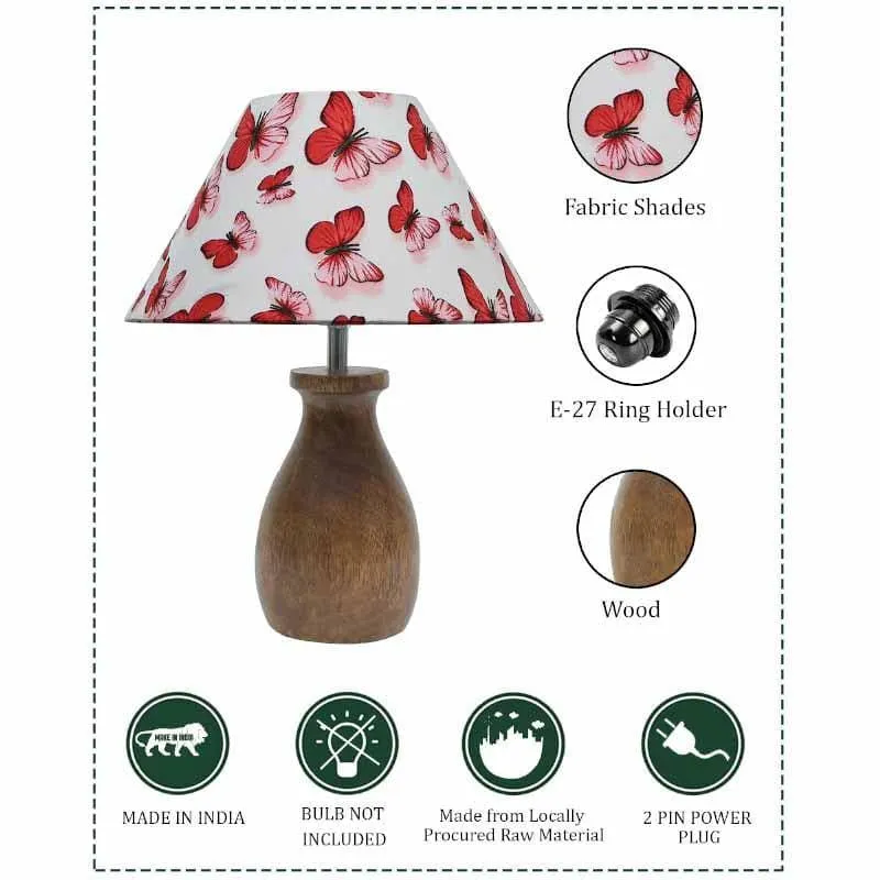 Monarch Fabric Table Lamp - Orange,White media 7