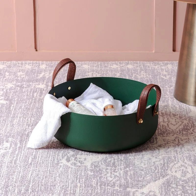 Grucia (Iron, Leather) Basket media 1