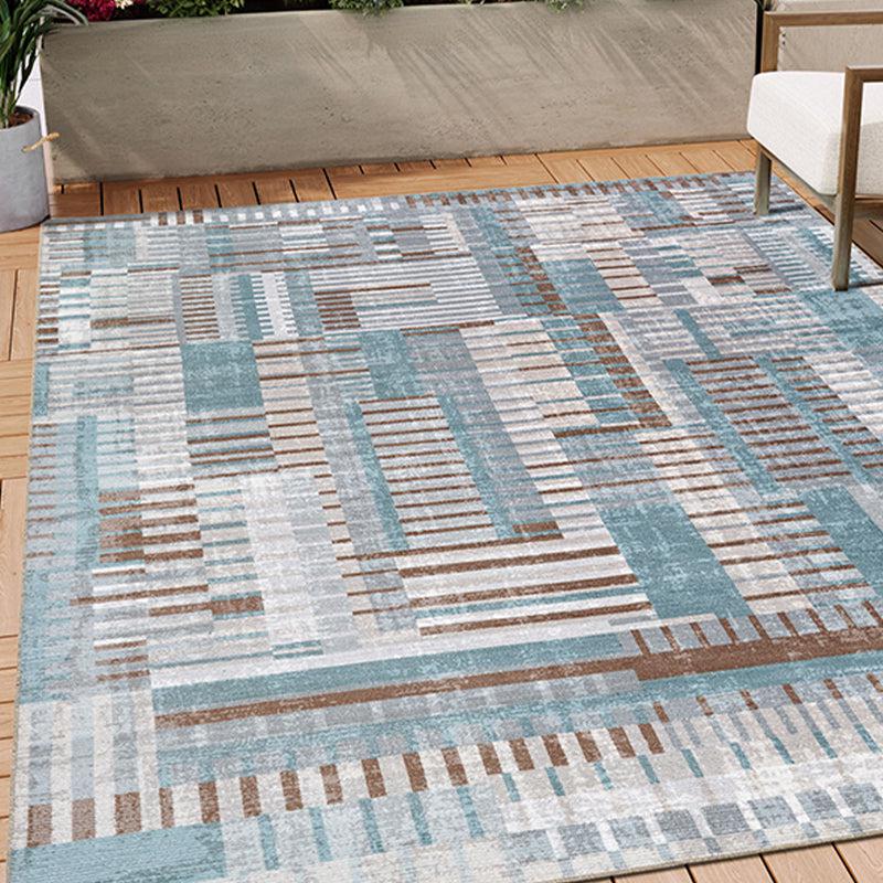 Mila Abstract Carpet - Teal media 3