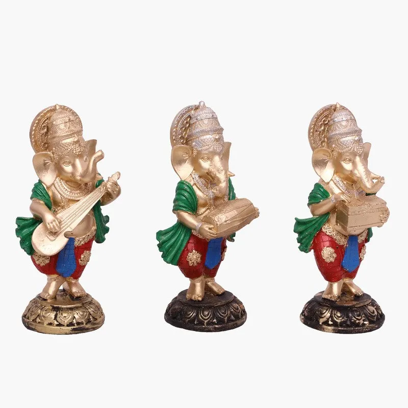 Siddhi Ganesha Polyresin Idol - Set Of Three media 6