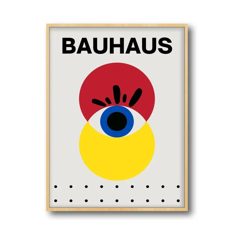 The Eye Archival Canvas Wall Art - Natural Brown Frame media 5