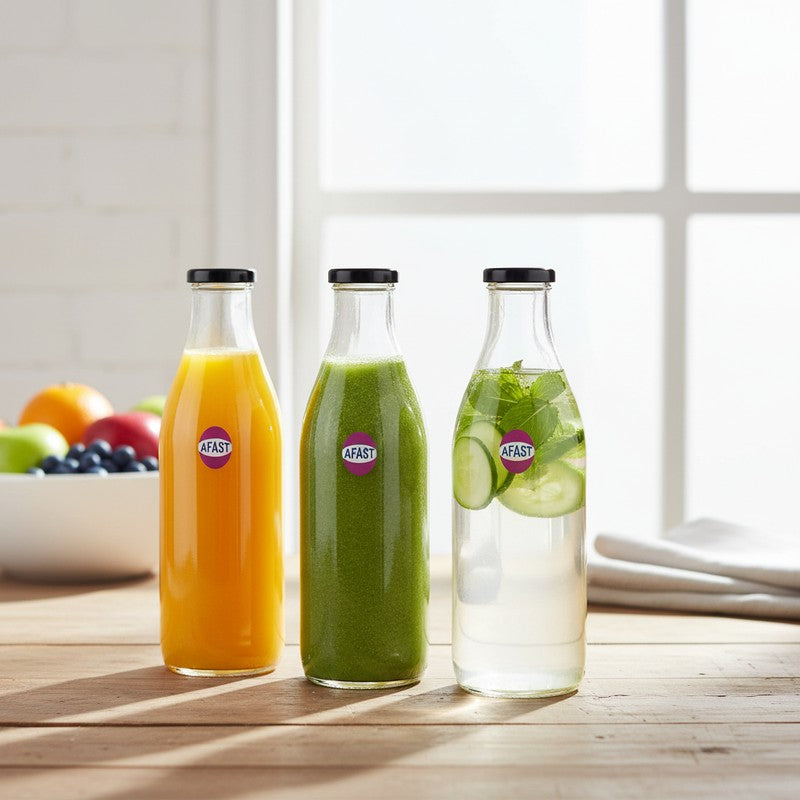 Jesiba Milk Bottle (1000 mL Each) - Set Of Three
