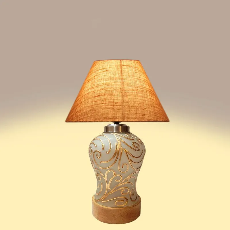 Lumithra Wooden Table Lamp - Beige media 6